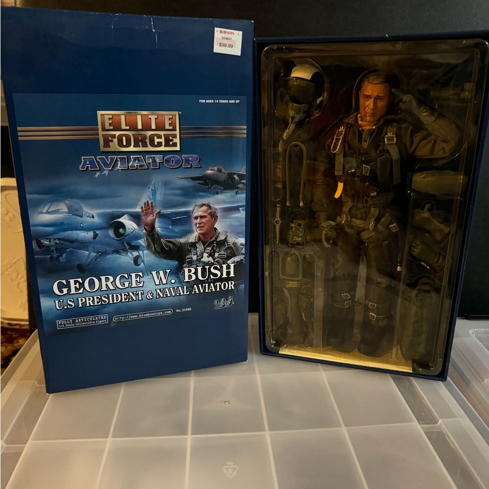George W. Bush US President and Naval Aviator doll